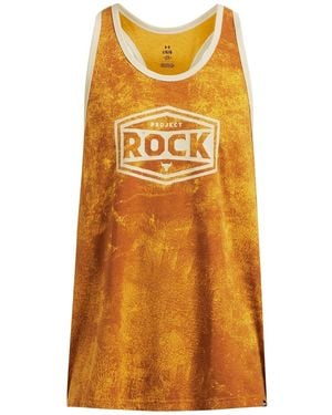 Under Armour S Pr Racer Tank Strappy Yellow Xl - Orange