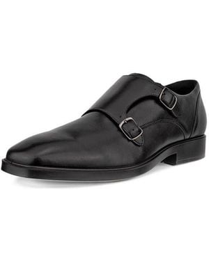 Ecco Milan Double Monk-strap Loafer - Black