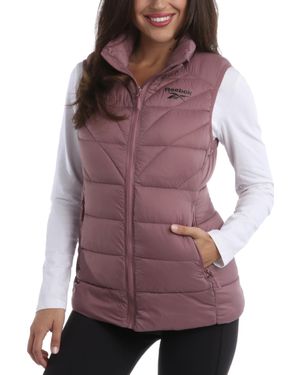 Reebok Piumino smanicato da donna - Viola