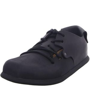 Birkenstock Sandalo Montana Nero Pelle - Blu
