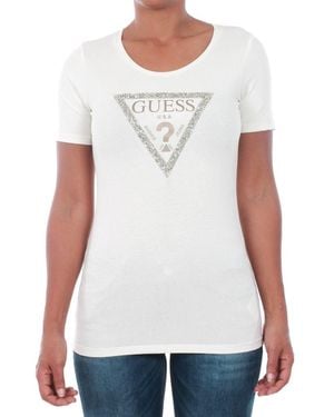 Guess W64i15j1300 T-shirt - White