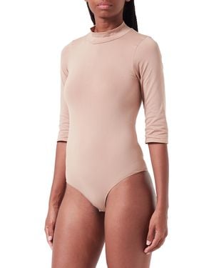 Vero Moda Vmlydia Seamless High Neck Bodystocking - Pink