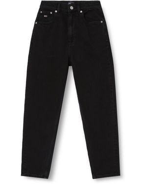 Tommy Hilfiger Mom Jean Uhr Tpr Ai4185dw0dw21389 Tapered - Black