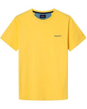 Hackett Swim Trim Arch Tee T-shirt - Yellow
