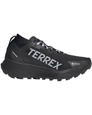 adidas Womens Terrex Agravic Gtx Running Trainers Shoes - Black, Core Black/grey Two/silver Dawn, 7.5 Uk