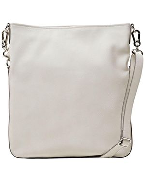 Esprit Schultertasche in Lederoptik - Grau