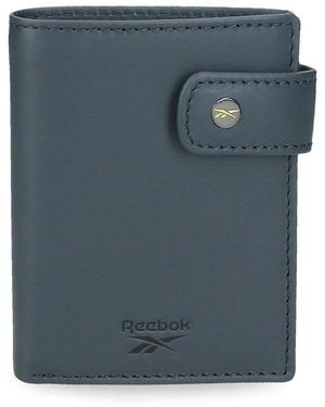Reebok Switch Blue Vertical Wallet With Coin Purse
