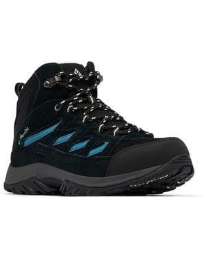 Columbia Crestwood Waterproof Mid Rise Trekking-und Wanderstiefel - Schwarz