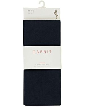 Esprit Cotton Feeling W TI algodón unicolor 1 pieza - Azul