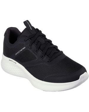 Skechers S Ltpro N Cen Trainers Black/white 10 - Blue
