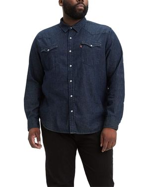 Levi's Big Classic Western Casual Shirt - Blauw