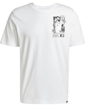 adidas S Messi Icon Graphic T-shirt T-shirt - White