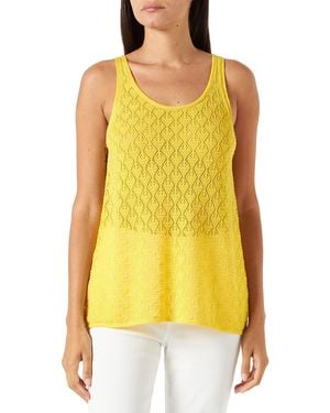 Benetton Canotta 123BDH003 Canottiera - Giallo