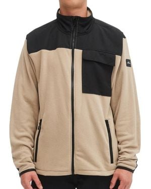 O'neill Sportswear ONEILL UTILITY FULL Zip Fleece 2023 crockery colour block - Natur