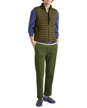 Benetton Gilet 2twduj00p Jacket - Green