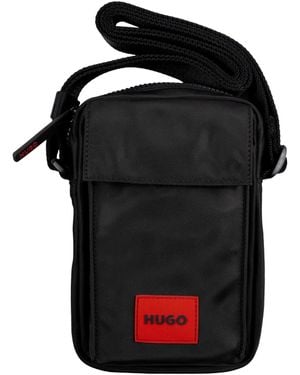 HUGO Ethon 2.0n V Crossbody Reporter_with_zip - Black