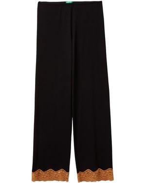Benetton Pantalone 3z123f04a Hose - Schwarz