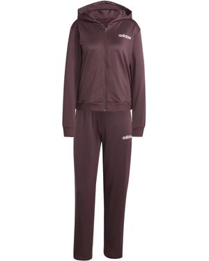adidas Essentials Linear Tracksuit - Paars