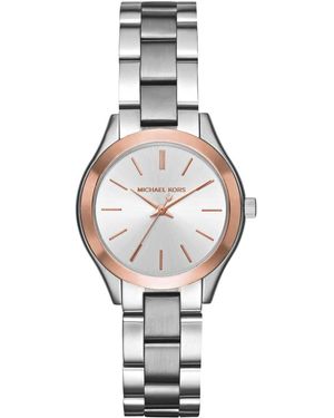 Michael Kors Ladies Mini Slim Runway Watch Mk3549 in Pink Lyst UK
