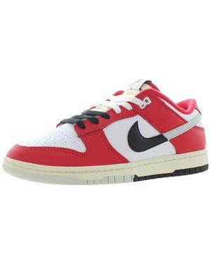 Nike Air Jordan 1 Mid Se Mens Fashion Trainers In White Red - 8.5 Uk