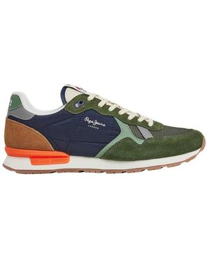 Pepe Jeans Britix Trainers EU 44 - Verde
