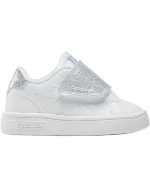 Reebok Court Clean Hook & Loop Trainer - White