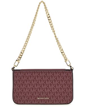 Michael Kors SM CONV XBODY POUCHETTE MULBERRY - Morado