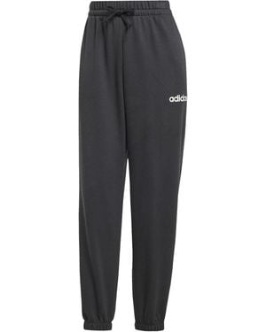adidas Essentials Linear French Terry Cuffed Pants - Grijs