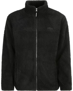 Fila Braunlage-Giacca in Pile Sherpa - Nero