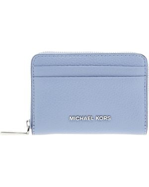 Michael Kors Sm Za Coin Card Case - Blauw