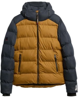 Superdry Colour Block Sport Jacket S Brown - Multicolour