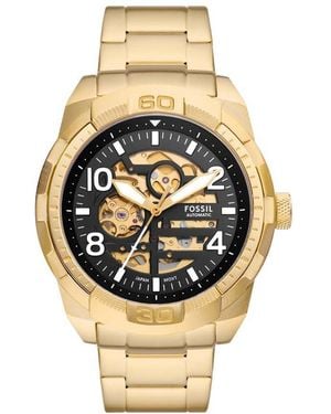 Fossil Me3257 S Bronson Watch - Metallic