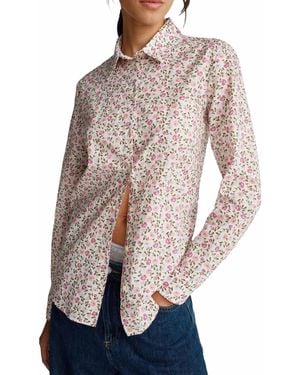 Benetton Camicia 5q6sdq0ay Hemd - Blau