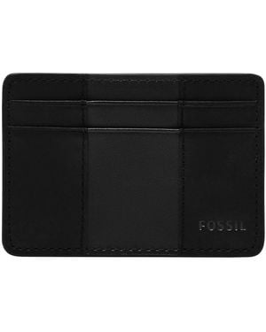 Fossil Ryan RFID Execufold in pelle nera da uomo ML4228001 - Nero