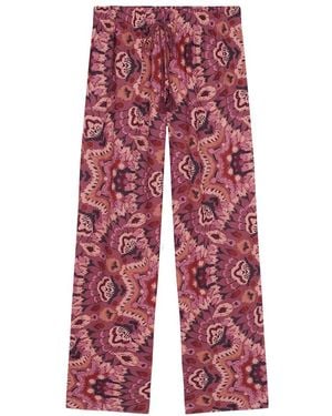 Women'secret Pantalón Capri Estampado Pijama - Rojo