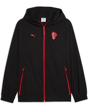 PUMA Ac Milaan Tech Woven Jacket - Zwart