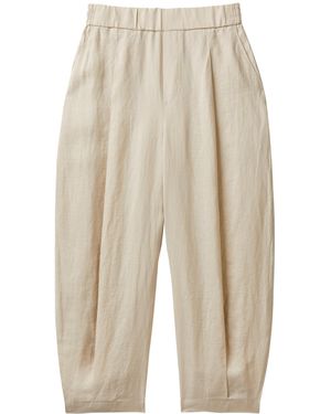 Benetton Trousers 4agh55af4 Trousers - Natural