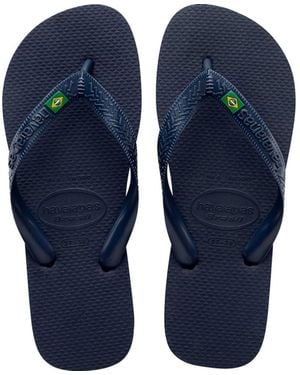 Havaianas Slim, Stylish, Durable And Versatile Flip-flops, With Textured Sole For Grip And Support, - Blue