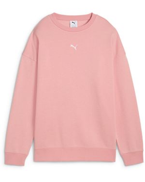 PUMA Essentials Oversized Fleece Sweatshirt - Pink