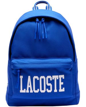 Sportlicher blauer LACOSTE Rucksack buy