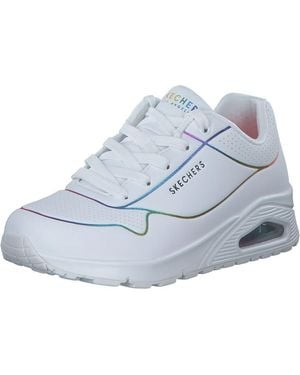 Skechers Uno-electric Lines Sneakers Voor - Blauw