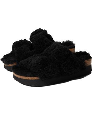 Birkenstock Papillio Arizona Big Buckle Teddy Sandalo da donna - Nero