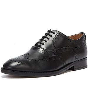 Ted Baker S Amaiss Brogue Shoes Black 9 Uk