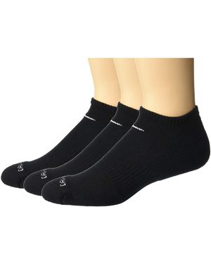 Nike S Everyday Plus Cushion No Show Socks 3-pair Pack Sm - Black