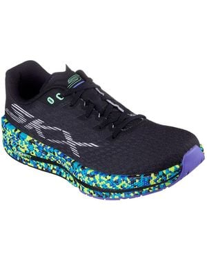 Skechers Go Razor 5 Running Shoes Uk 3 Black - Blue