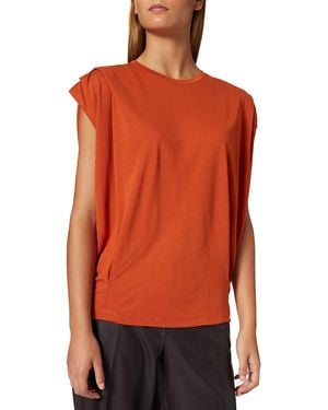 Esprit Collection T-shirt Met Schoudervulling - Rood