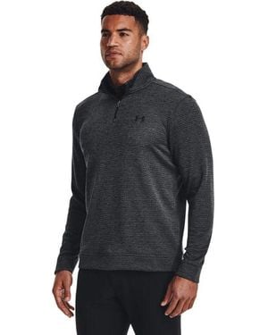 Under Armour Storm Sweaterfleece Quarter Zip Sweatshirt, - Black