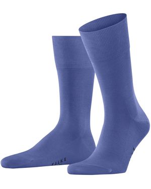 FALKE Socken Tiago M So nachhaltige Fil D'Ecosse Baumwolle einfarbig 1 Paar - Blau