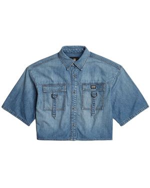 G-Star Relaxed Utility Shirt Ss Wmn T-shirt - Blauw