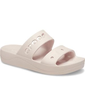 Crocs™ Baya Platform Sandal 38-39 Eu Barely Pink - Zwart